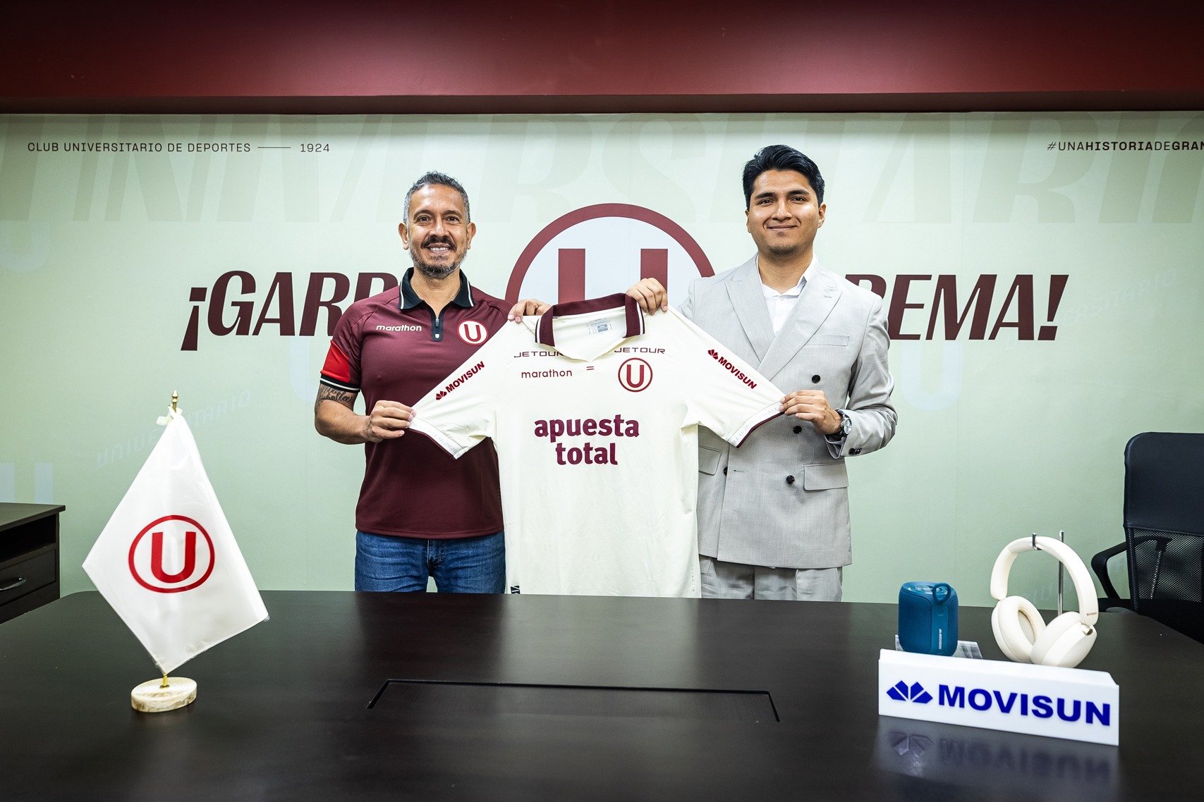 Movisun, patrocinador oficial de Universitario para la temporada 2026: Tecnología, innovación y fútbol se unen al equipo crema